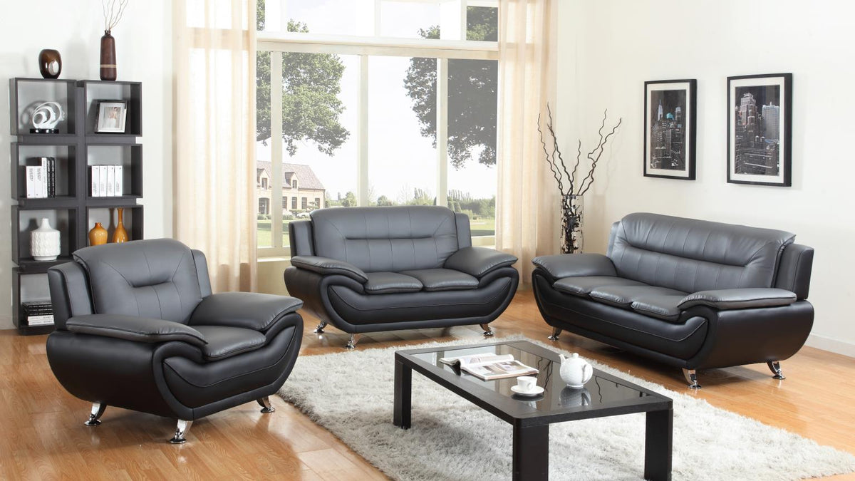 Gray PU Sofa