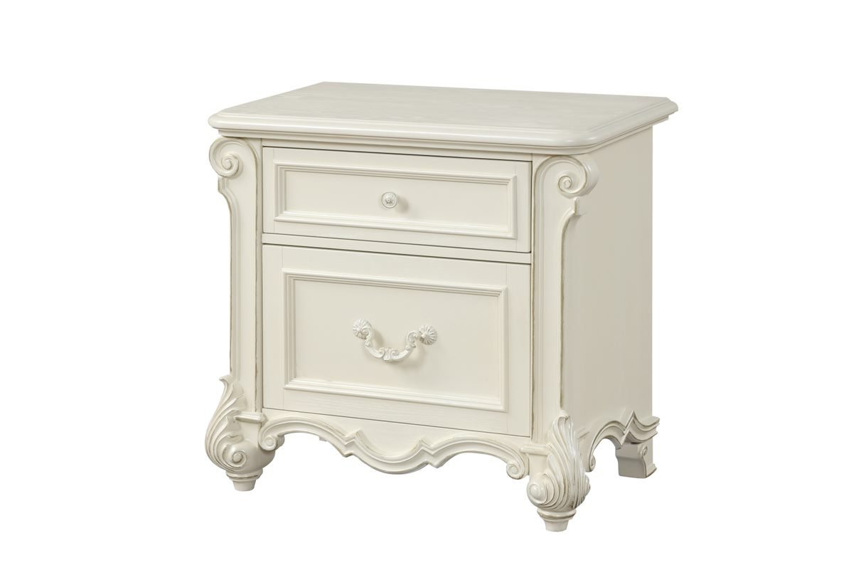 MELROSE WHITE NIGHTSTAND