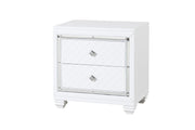SHINEY WHITE NIGHTSTAND