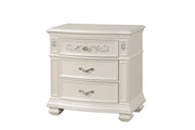 VALENTINA WHITE NIGHTSTAND W/US