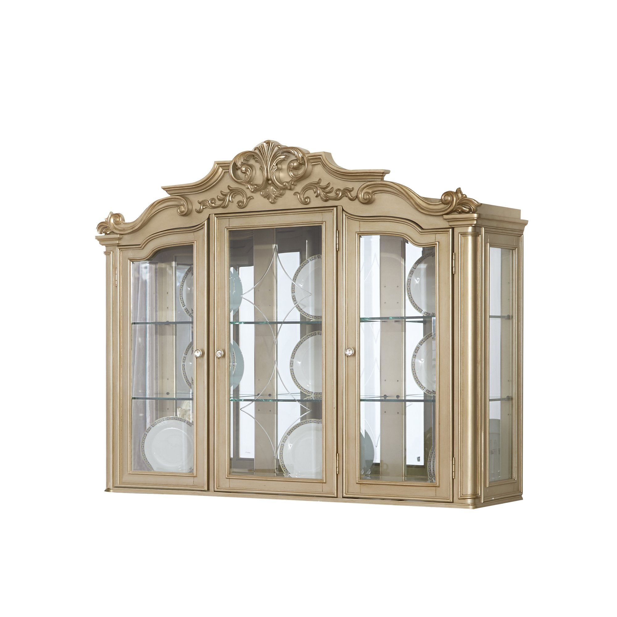 MIRANDA-GOLD-DINING HUTCH