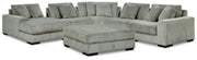 Lindyn 5-Piece Sectional and Ottoman