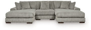 Lindyn 3-Piece Sectional with Double Chaise