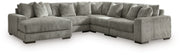 Lindyn 5-Piece Sectional with Chaise