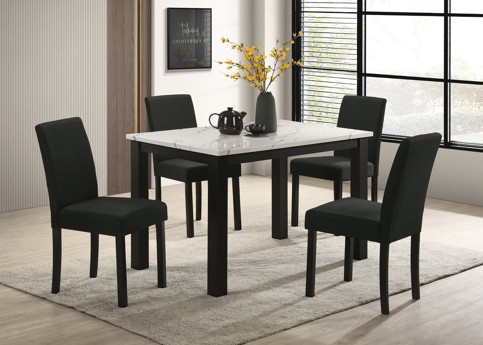 RESIA DINING TABLE-WHITE