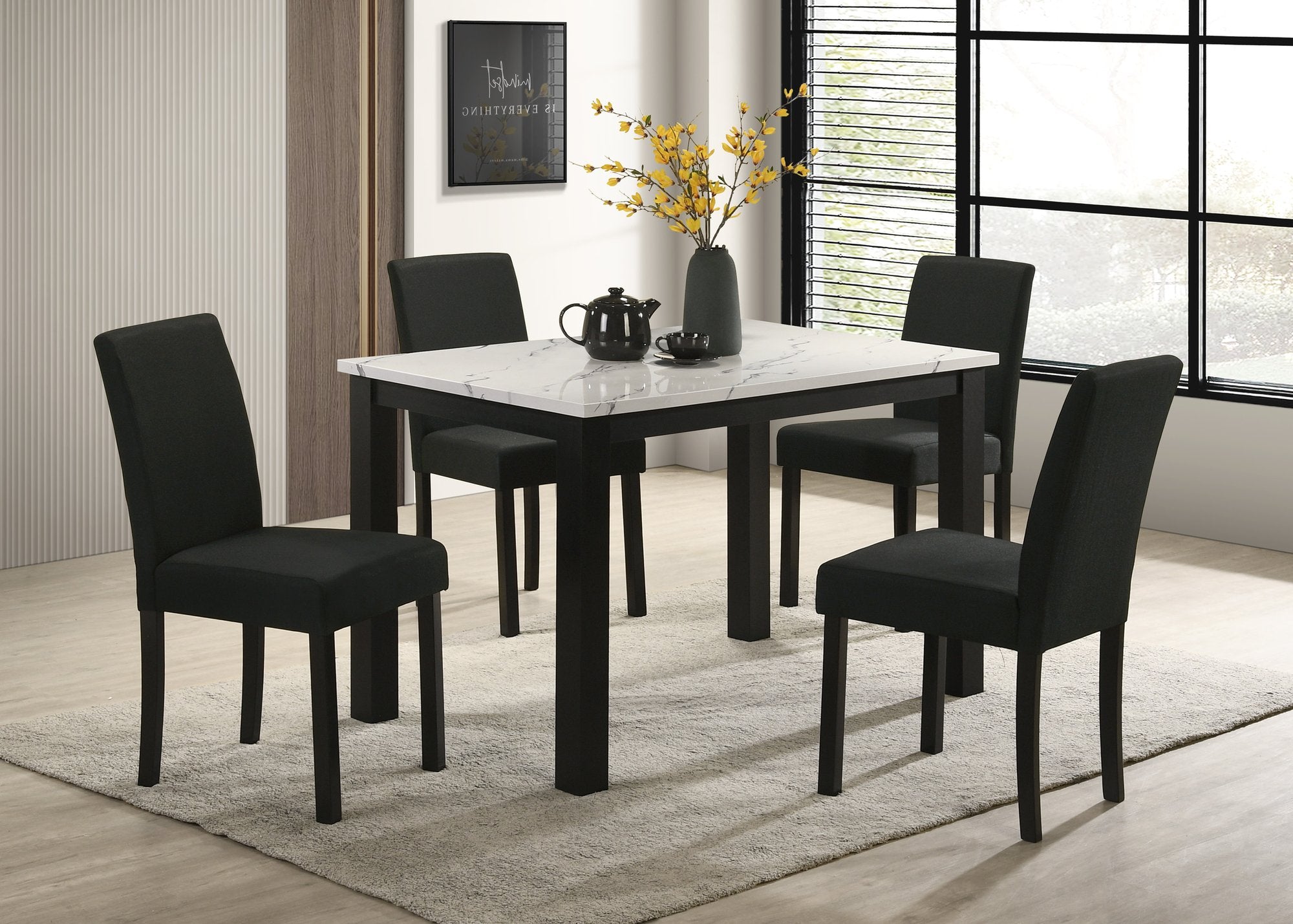RESIA DINING TABLE-WHITE