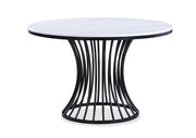 HADLEY FAUX MARBLE ROUND TABLE LEG