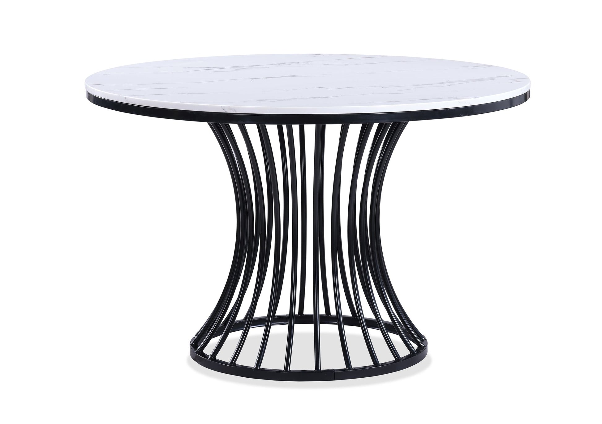 HADLEY FAUX MARBLE ROUND TABLE LEG