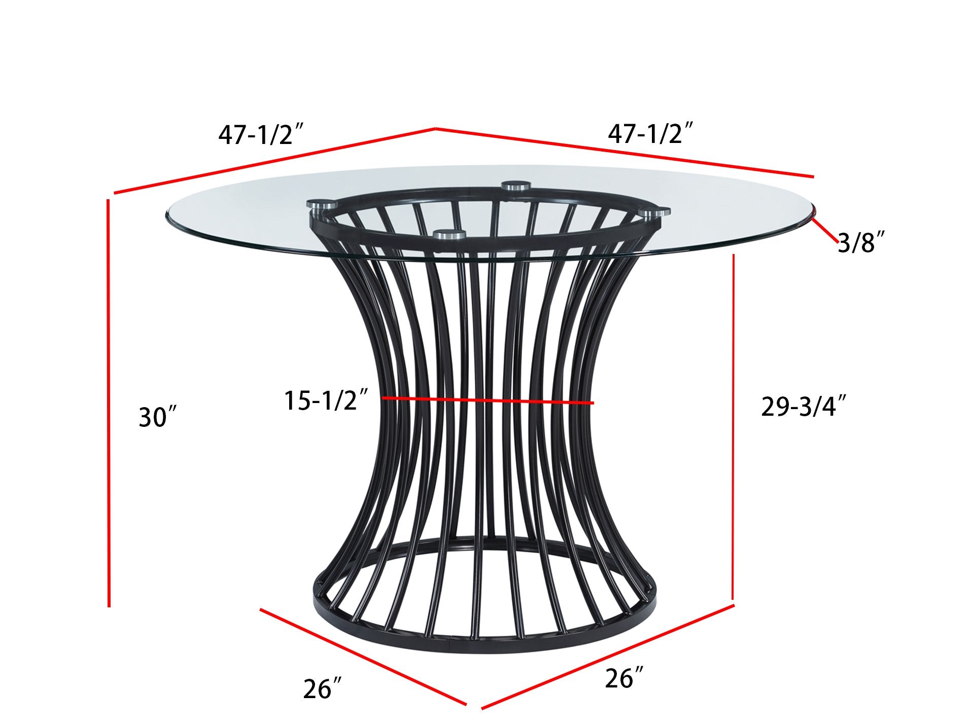 TRACY ROUND TABLE LEG