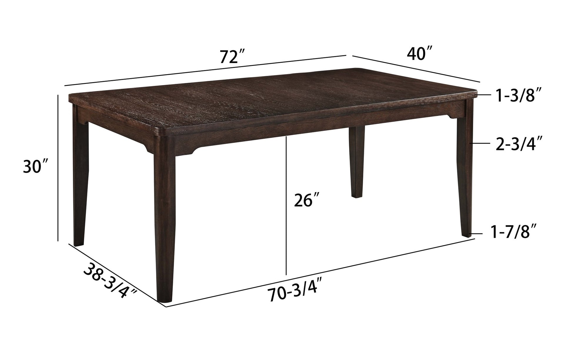 HIGGINS DINING TABLE