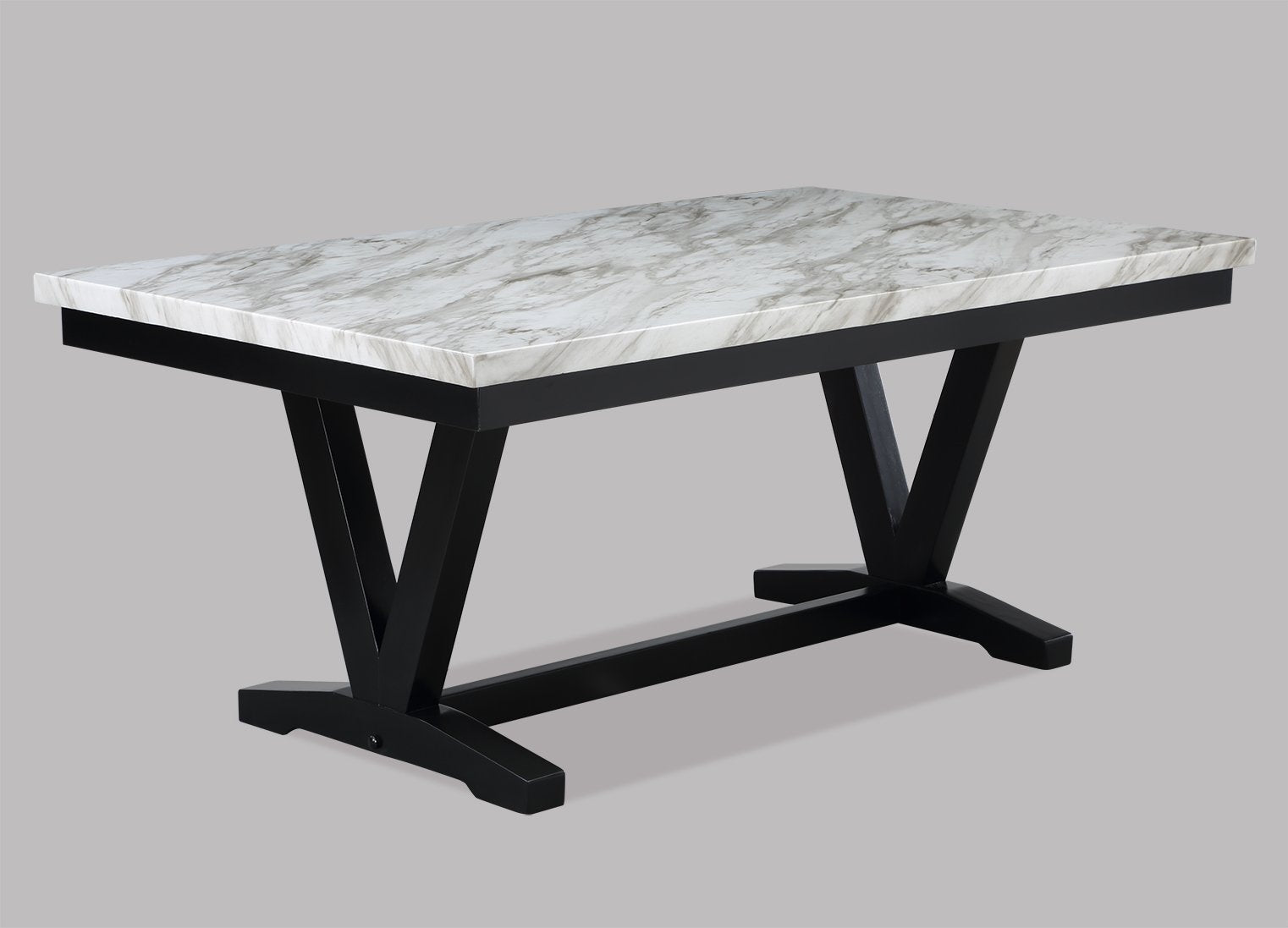 TANNER DINING TBL FAUX CARRARA MBL