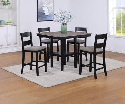 LESTER 5-PK CT HT TBL SET L.GREY
