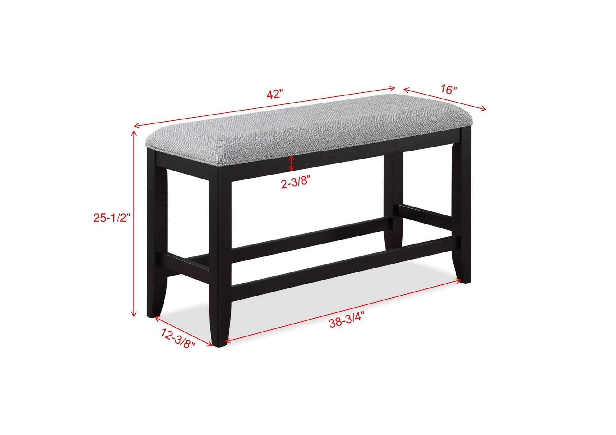 FREY COUNTER HEIGHT BENCH