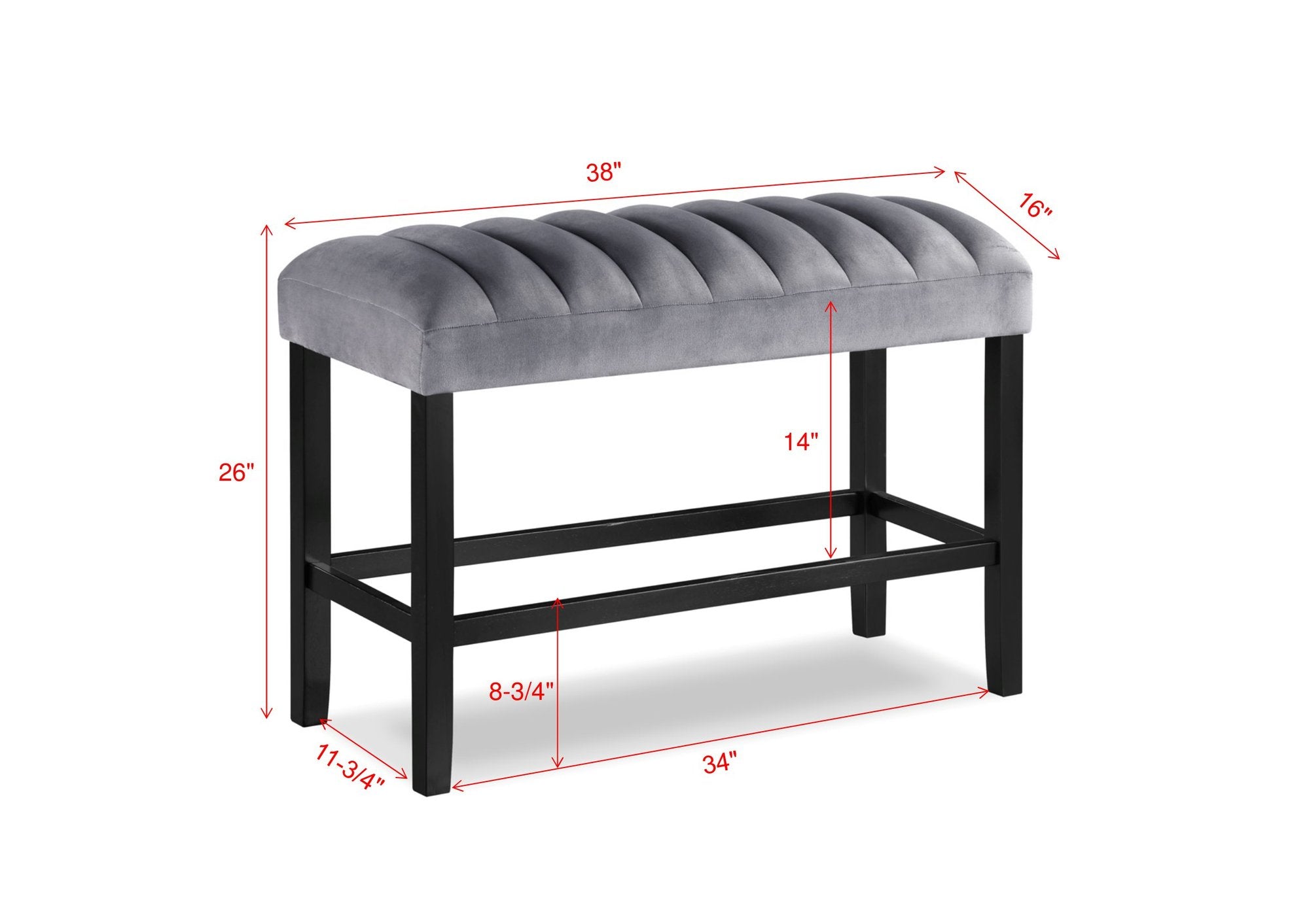 PASCAL COUNTER HEIGHT BENCH