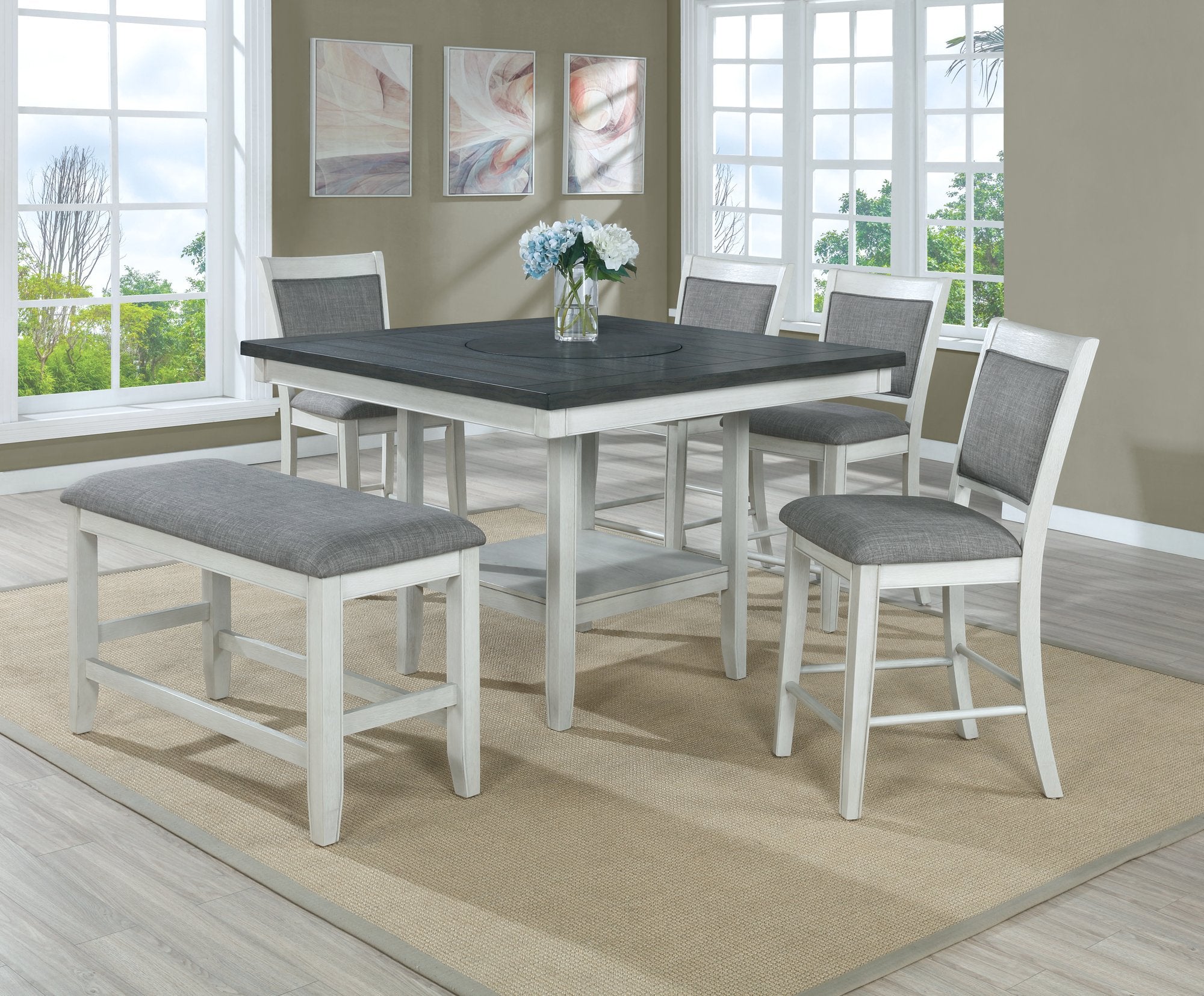 FULTON COUNTER HT. TABLE CHALK GREY