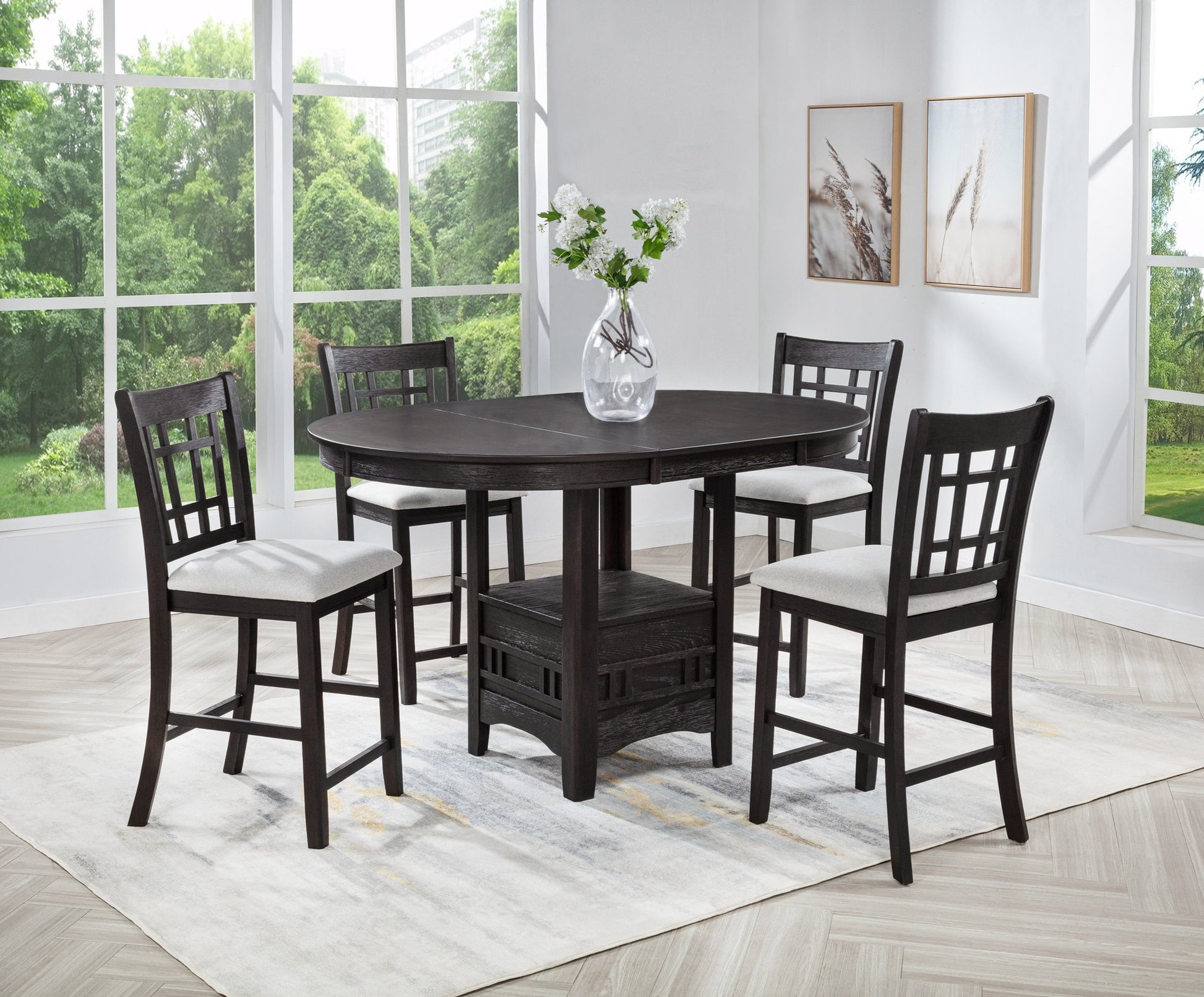 HARTWELL CT HT CHAIR CHARCOAL BLACK
