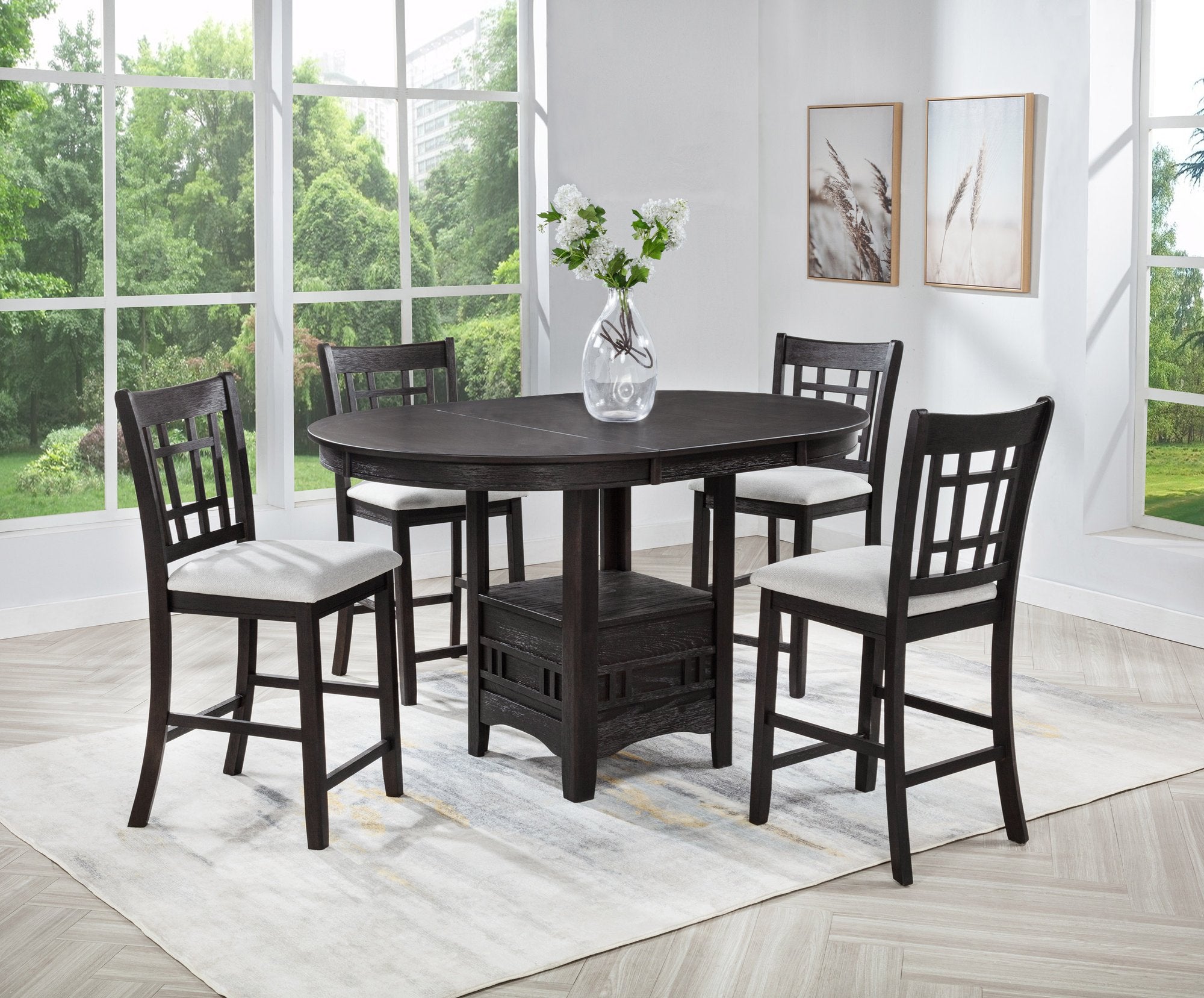 HARTWELL CT HT CHAIR CHARCOAL BLACK