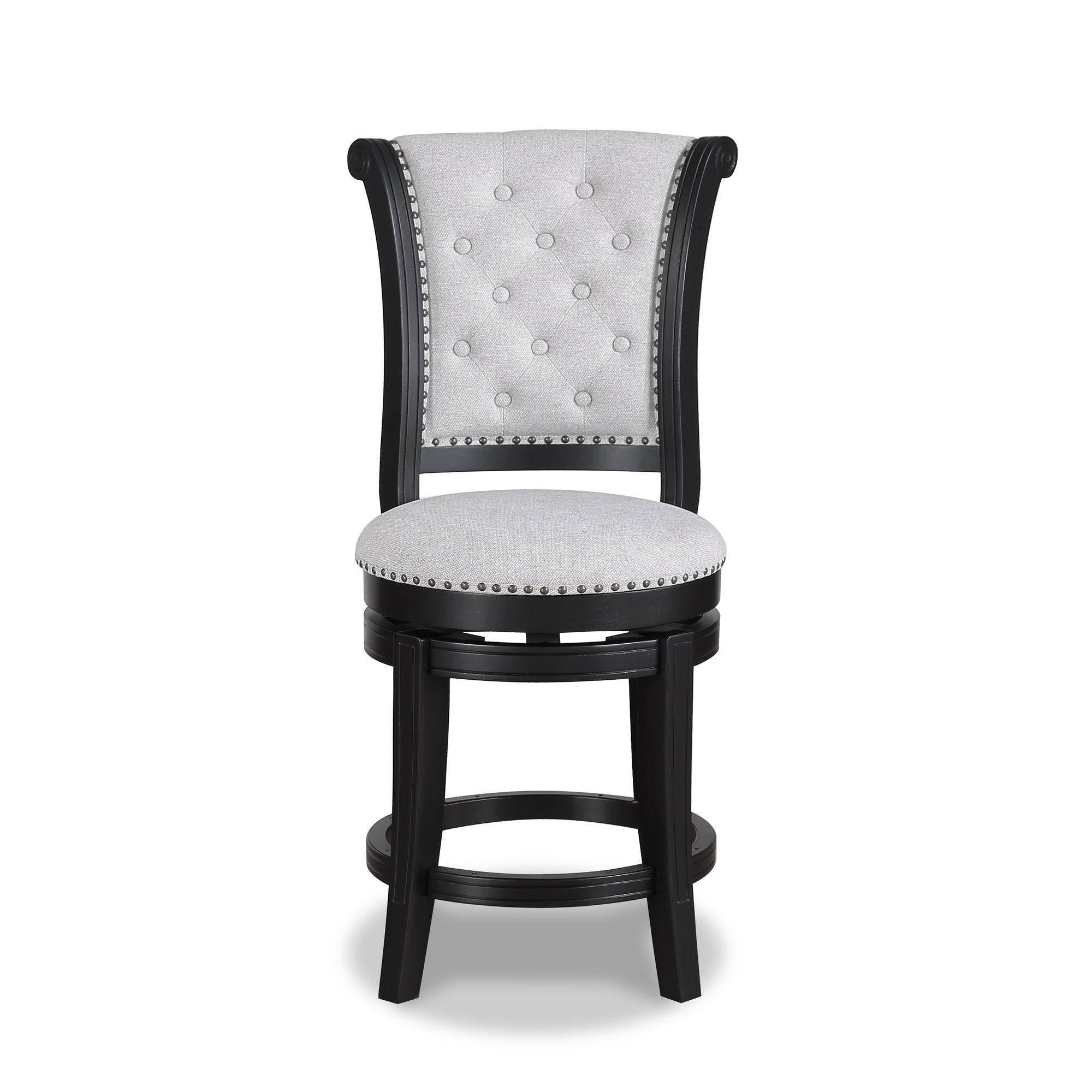 GRANVILLE SWIVEL PUB STOOL DOVE K/D