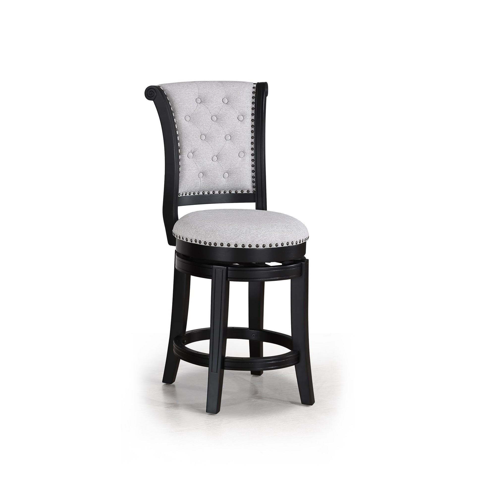 GRANVILLE SWIVEL PUB STOOL DOVE K/D