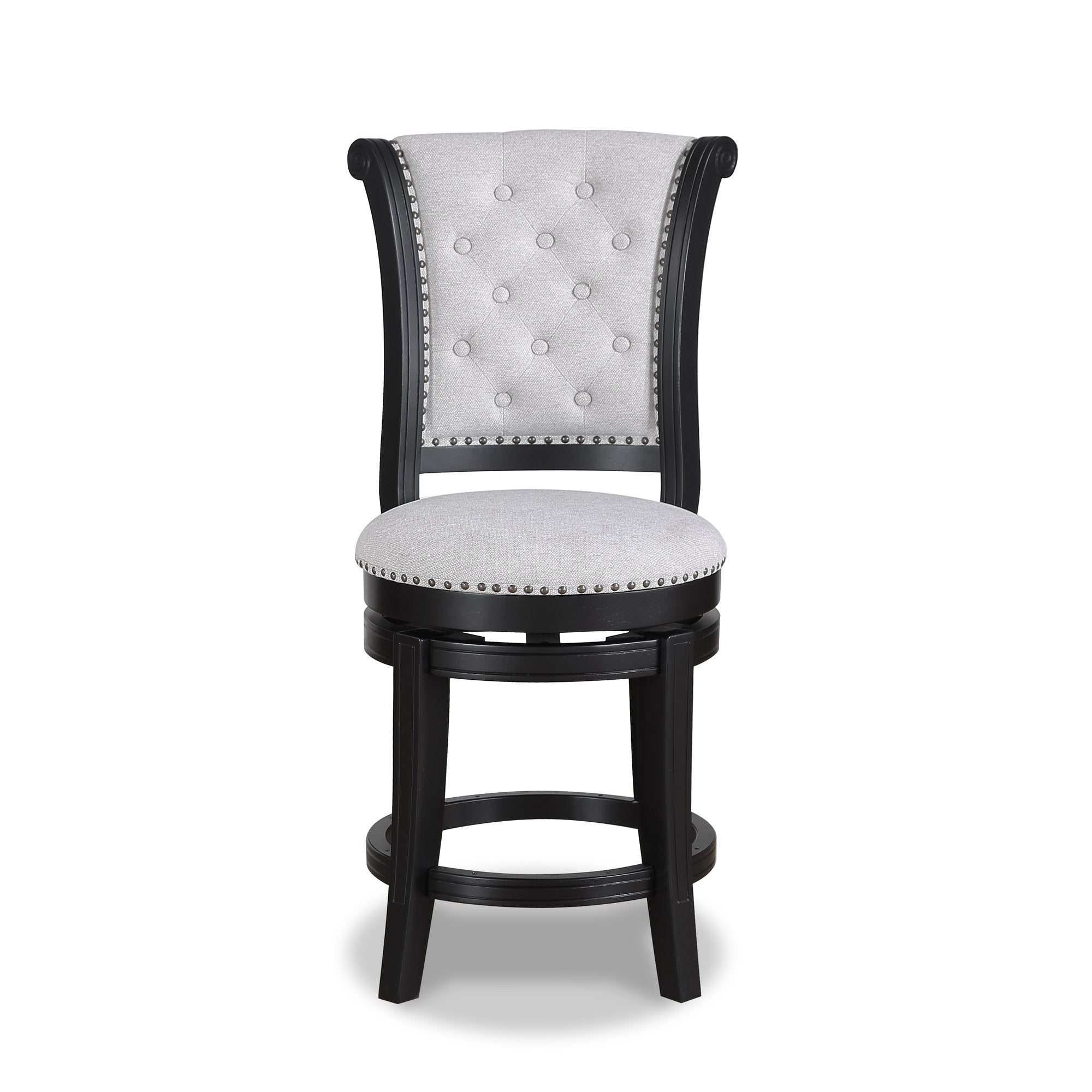GRANVILLE SWIVEL PUB STOOL DOVE K/D