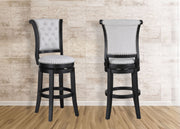 GRANVILLE SWIVEL BAR STOOL DOVE K/D