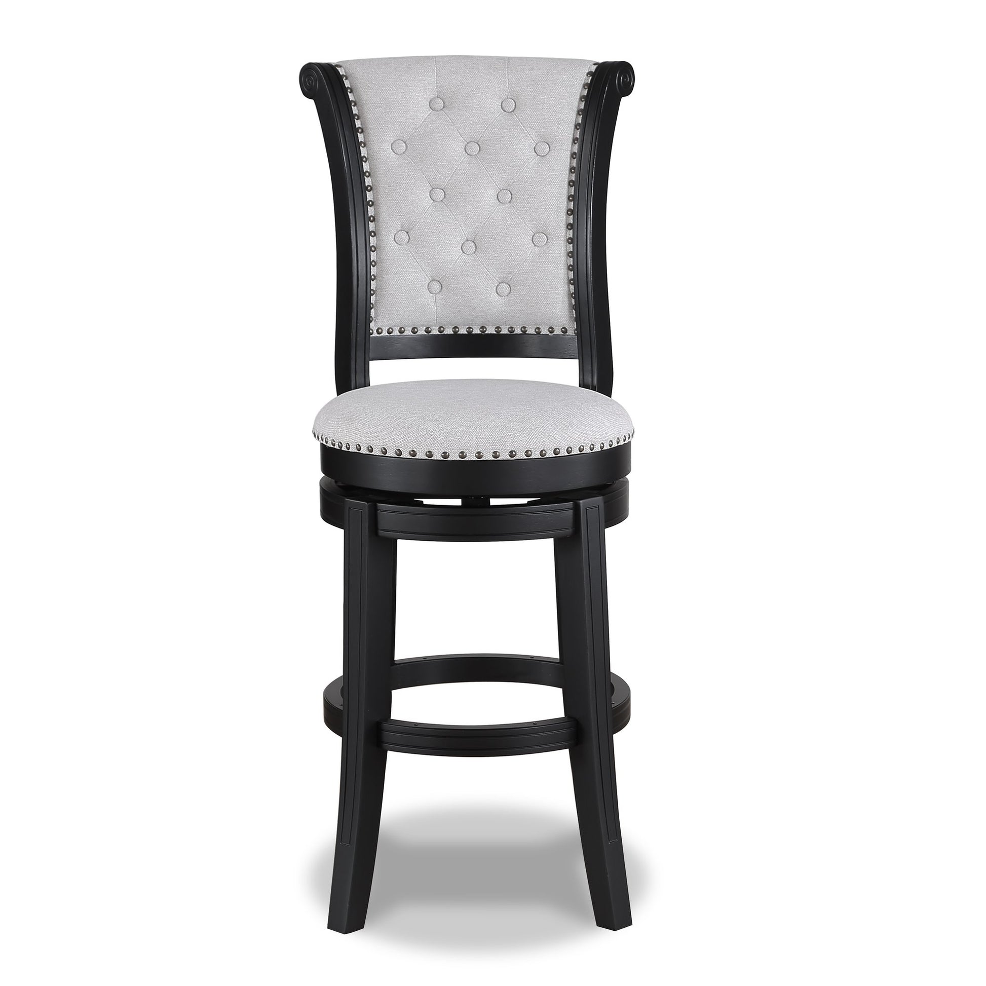 GRANVILLE SWIVEL BAR STOOL DOVE K/D