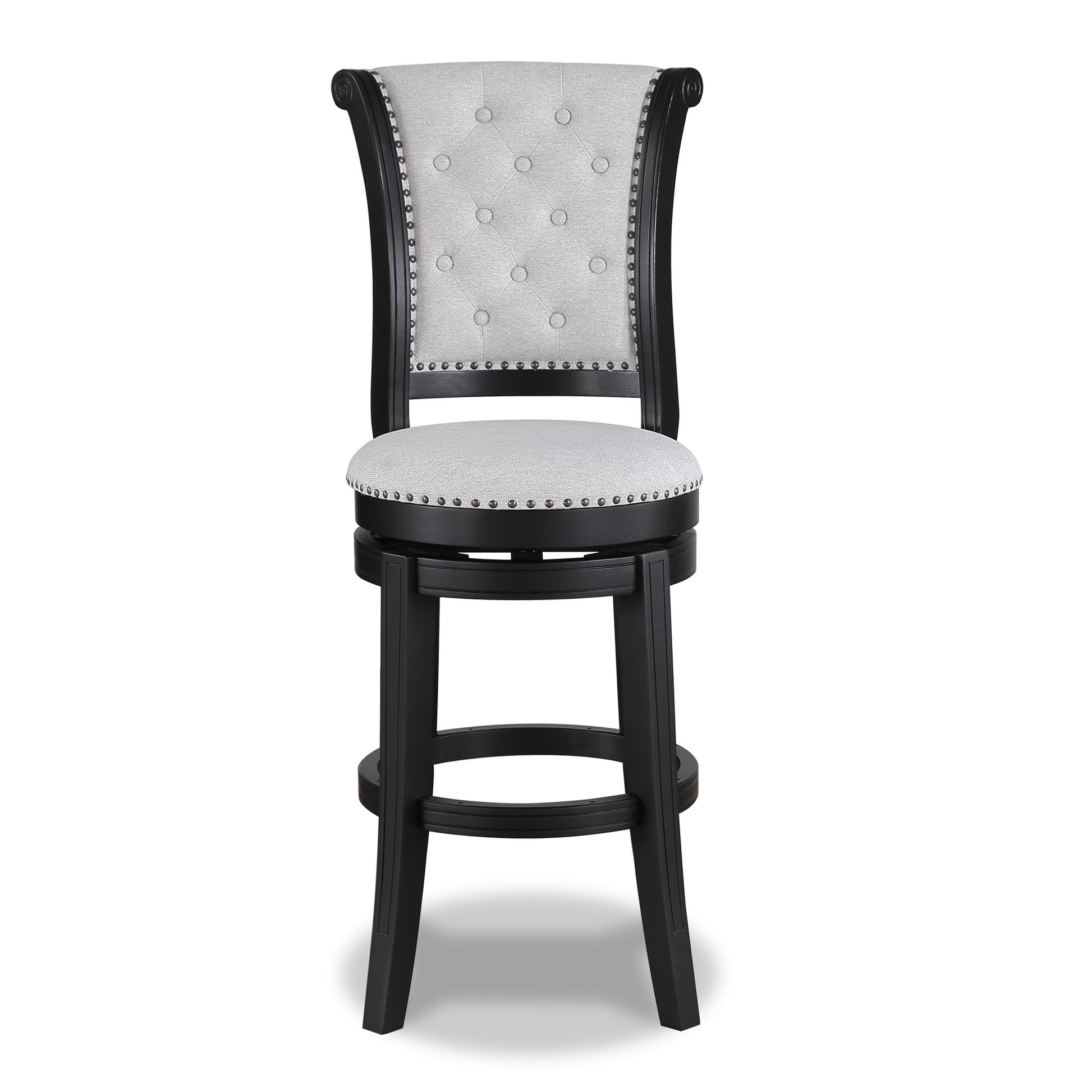 GRANVILLE SWIVEL BAR STOOL DOVE K/D