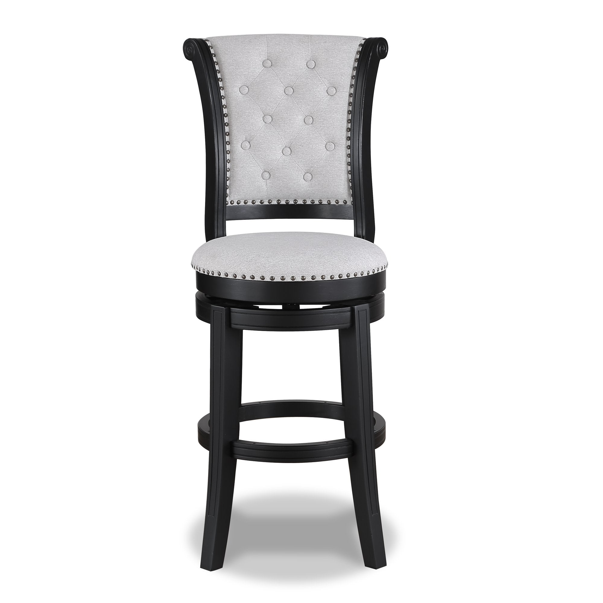 GRANVILLE SWIVEL BAR STOOL DOVE K/D