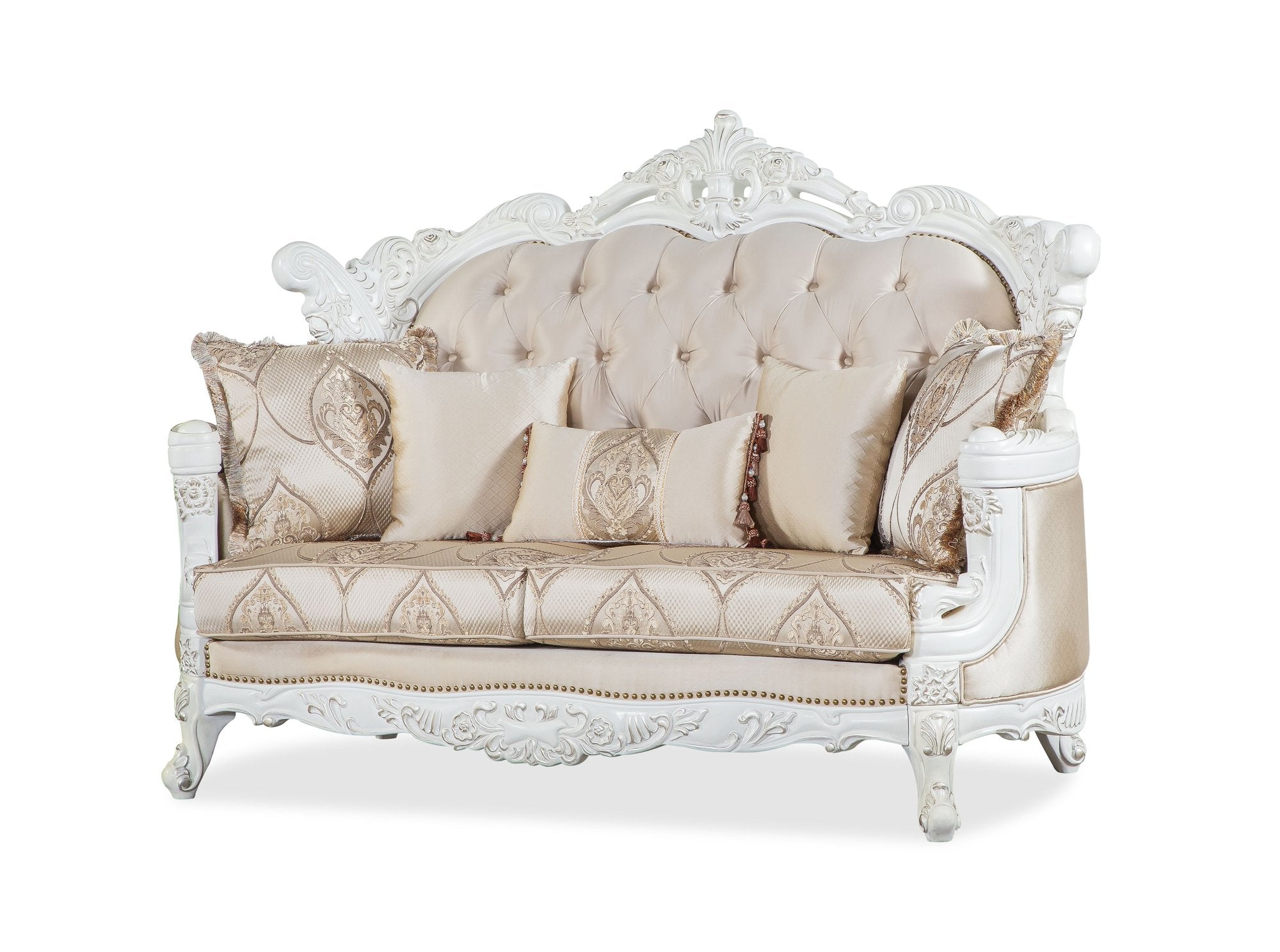 CAMILLA WHITE LOVESEAT