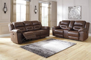 Stoneland Power Reclining Sofa and Loveseat