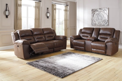 Stoneland Power Reclining Sofa and Loveseat