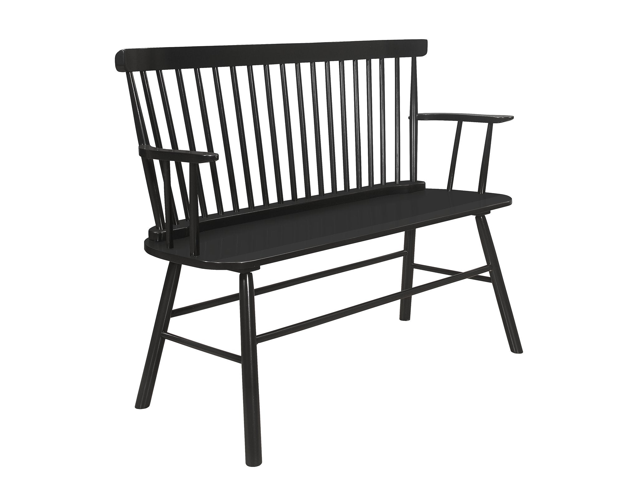 JERIMIAH SPINDLEBACK BENCH GREY