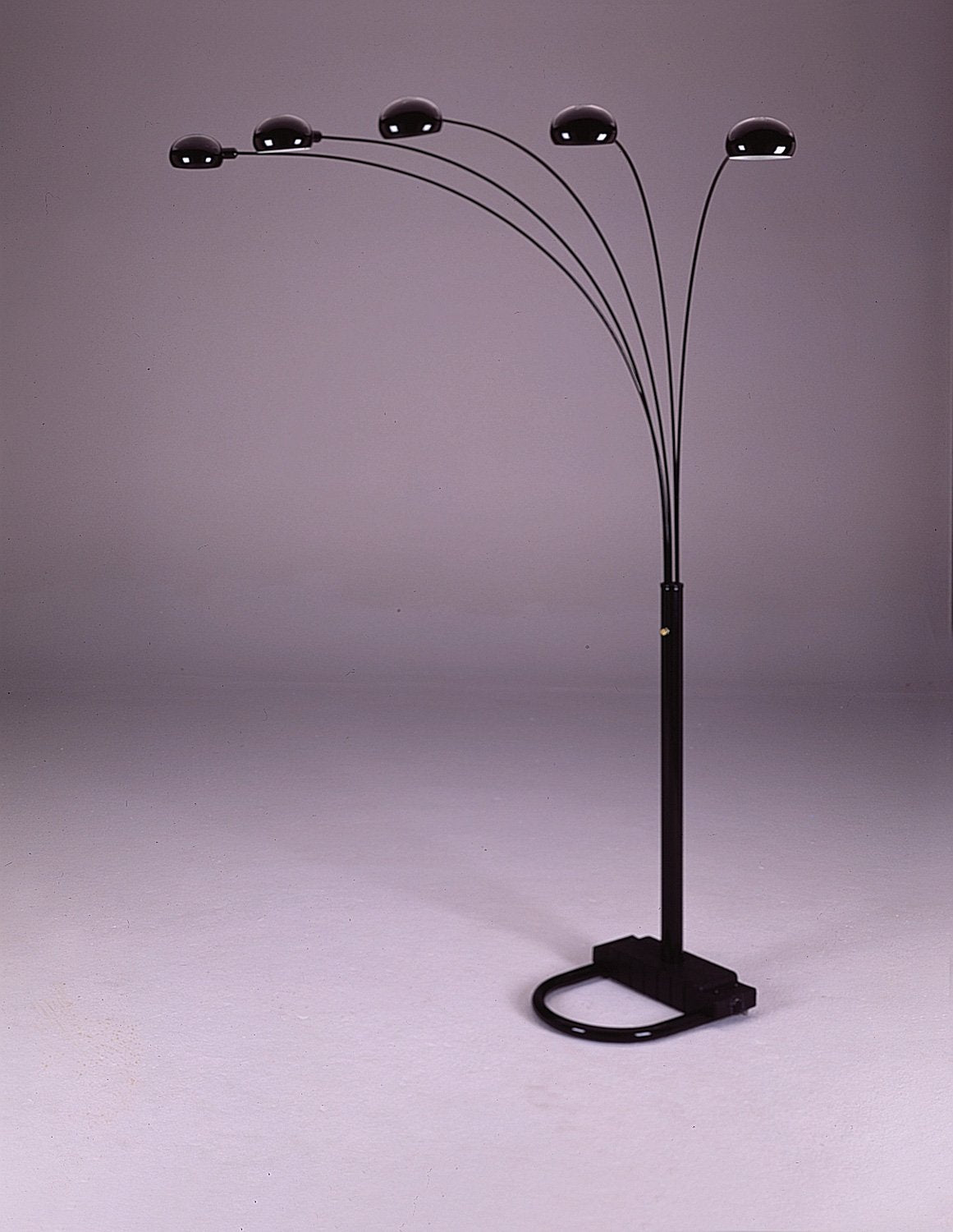 PEACOCK SHADE FLOOR LAMP BK 82 H