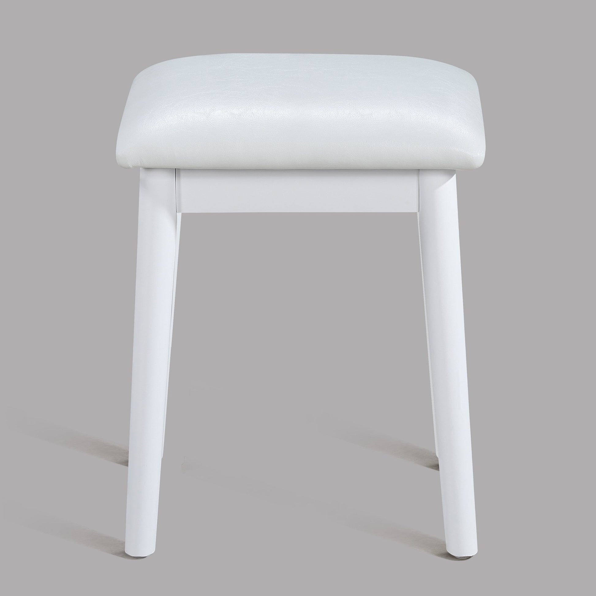 CECILIA VANITY TABLE & STOOL-WHITE