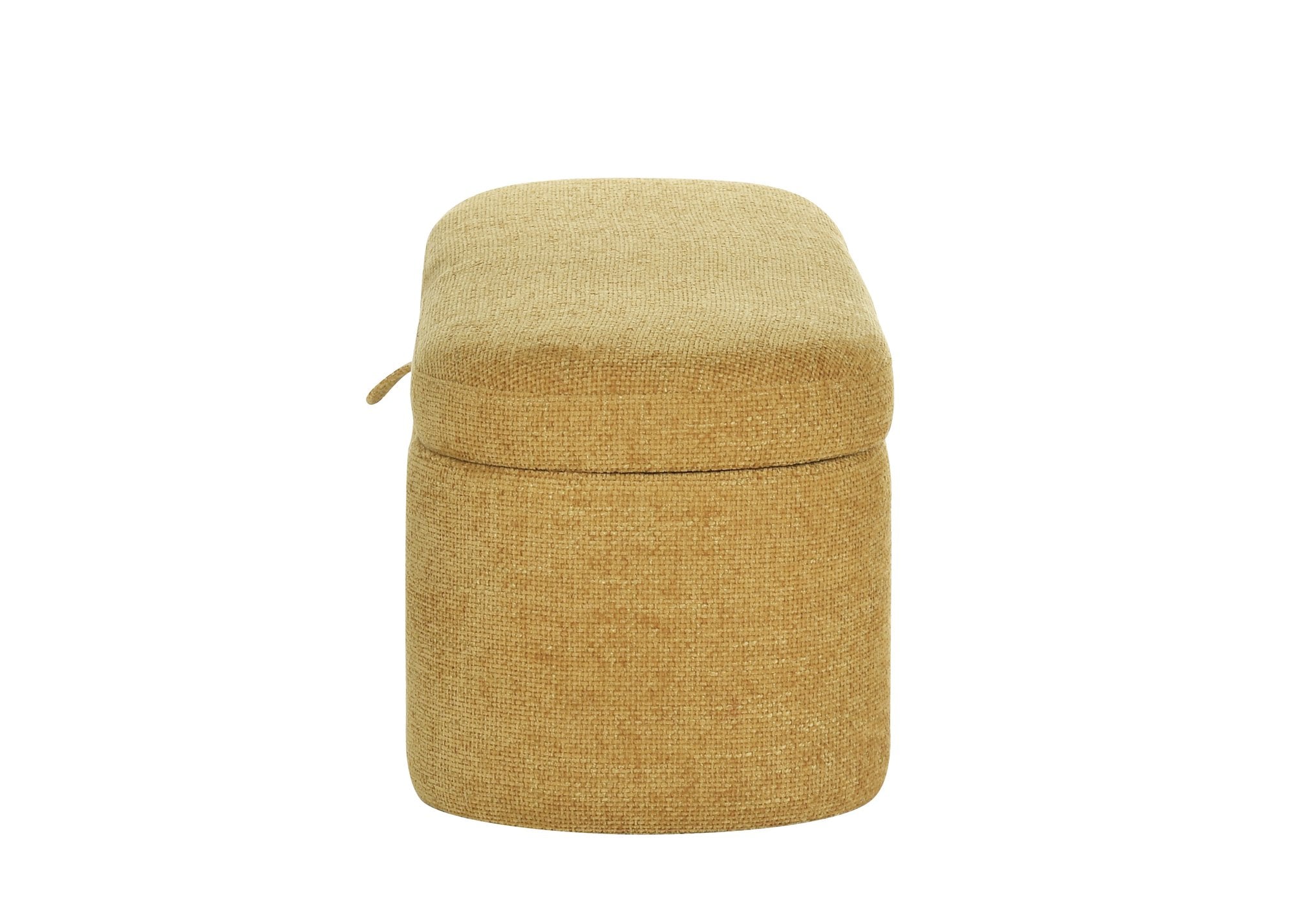 PHILIPA STORAGE BENCH-GOLD TWEED