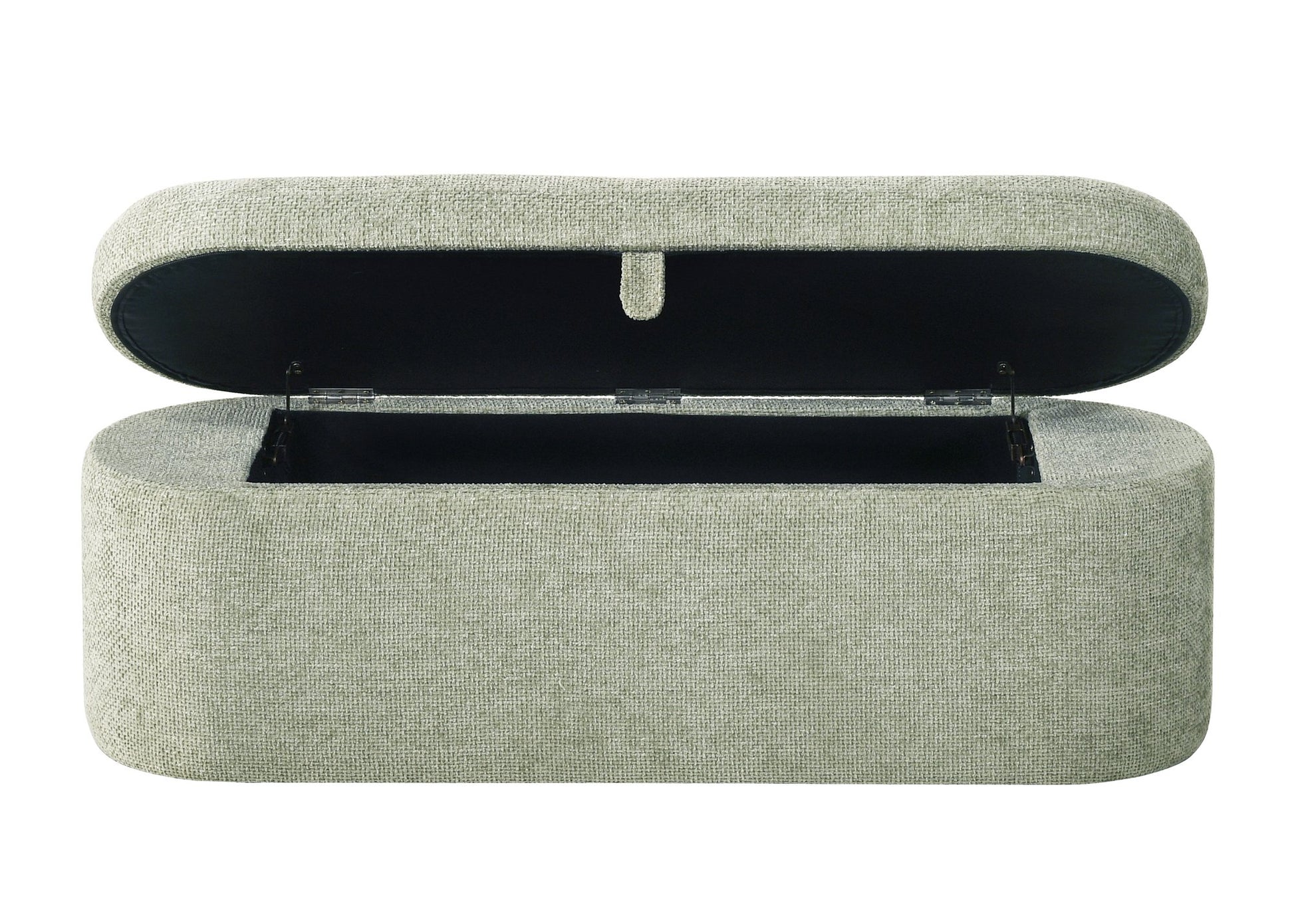 PHILIPA STORAGE BENCH-L.GREEN TWEED