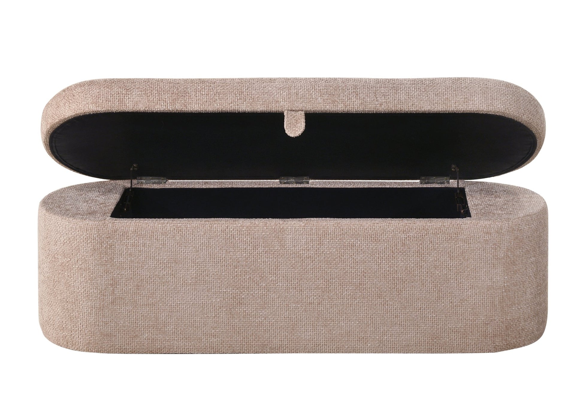 PHILIPA STORAGE BENCH-MAUVE TWEED