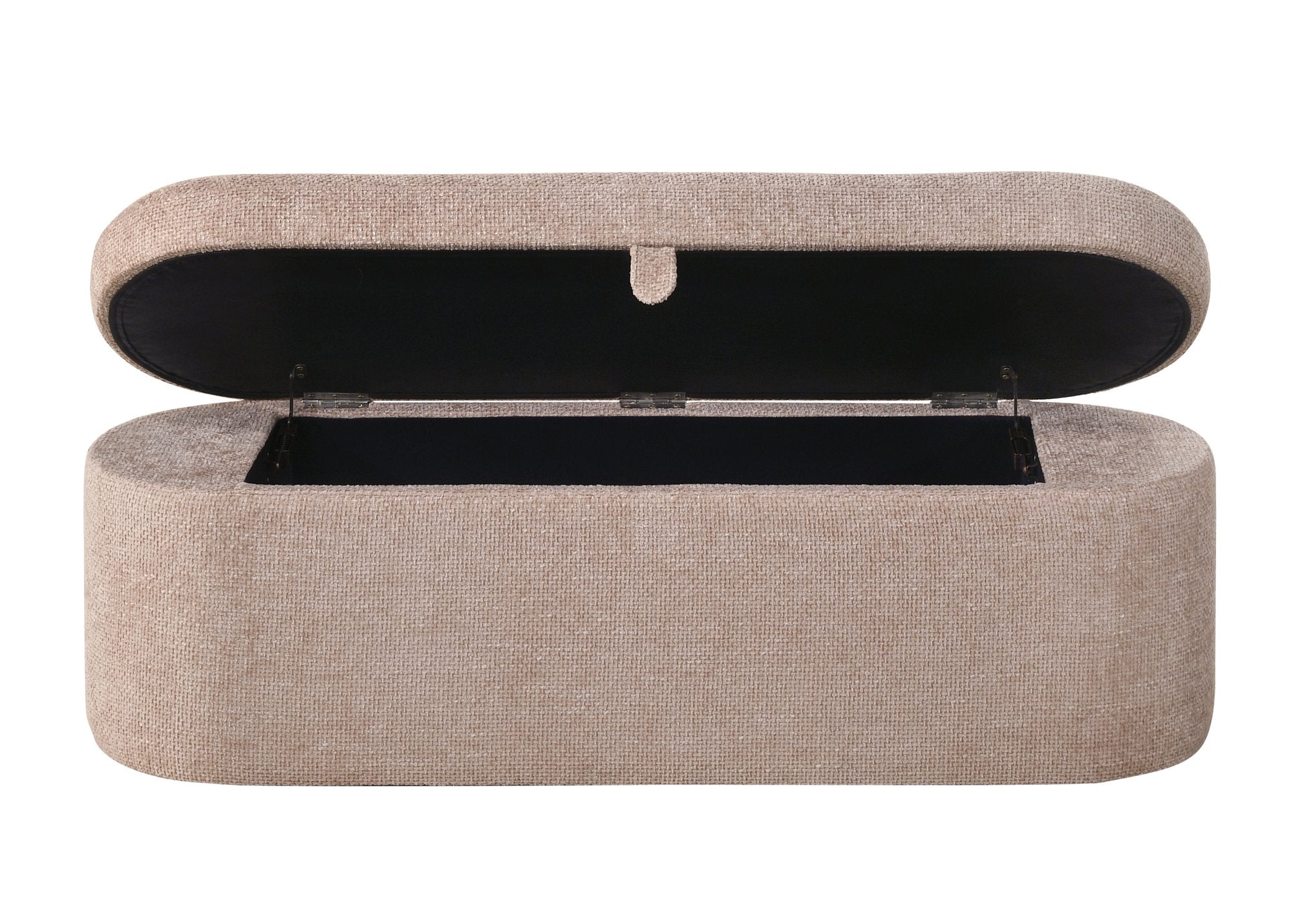 PHILIPA STORAGE BENCH-MAUVE TWEED