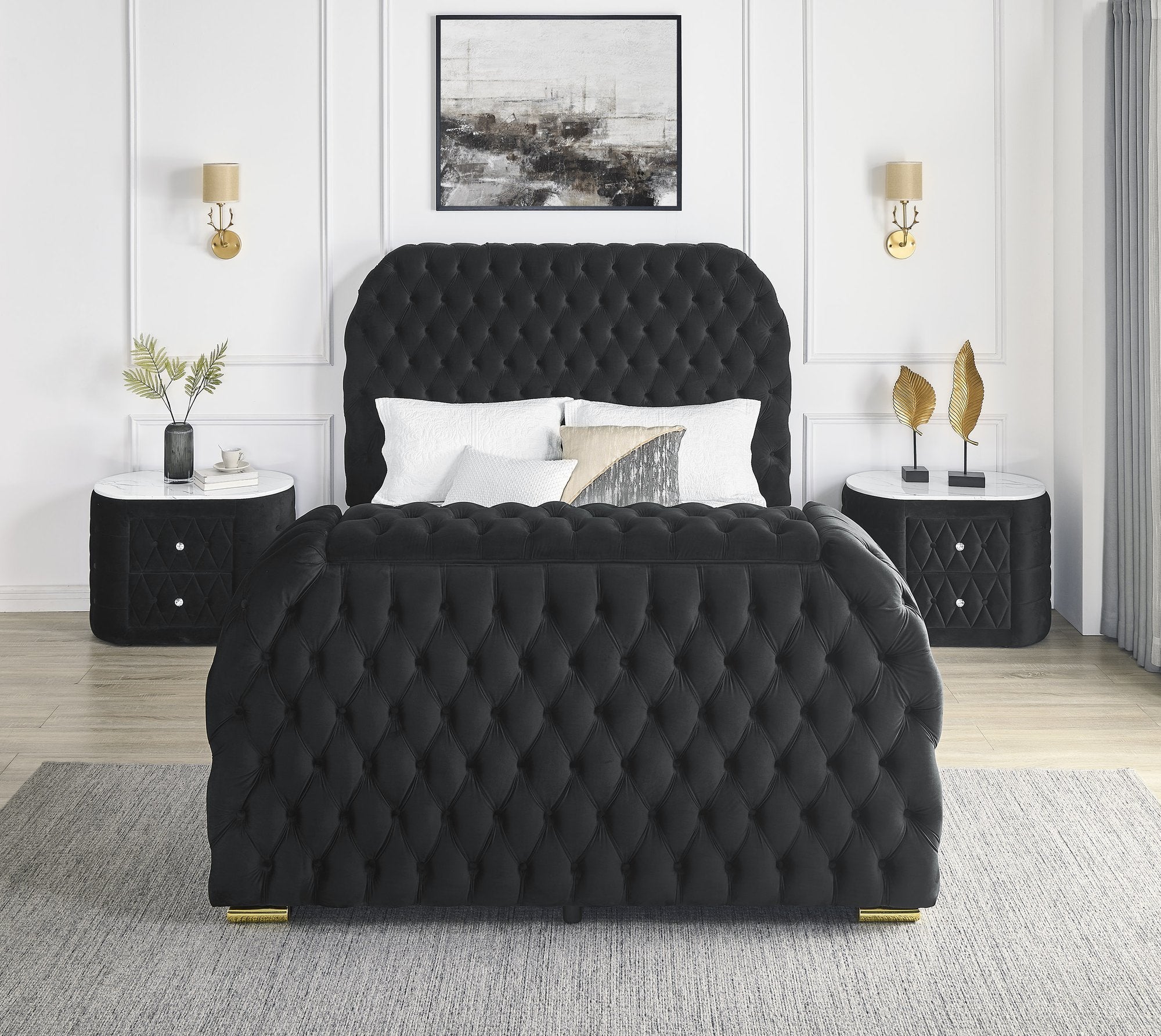 NATALIA NIGHT STAND BLACK