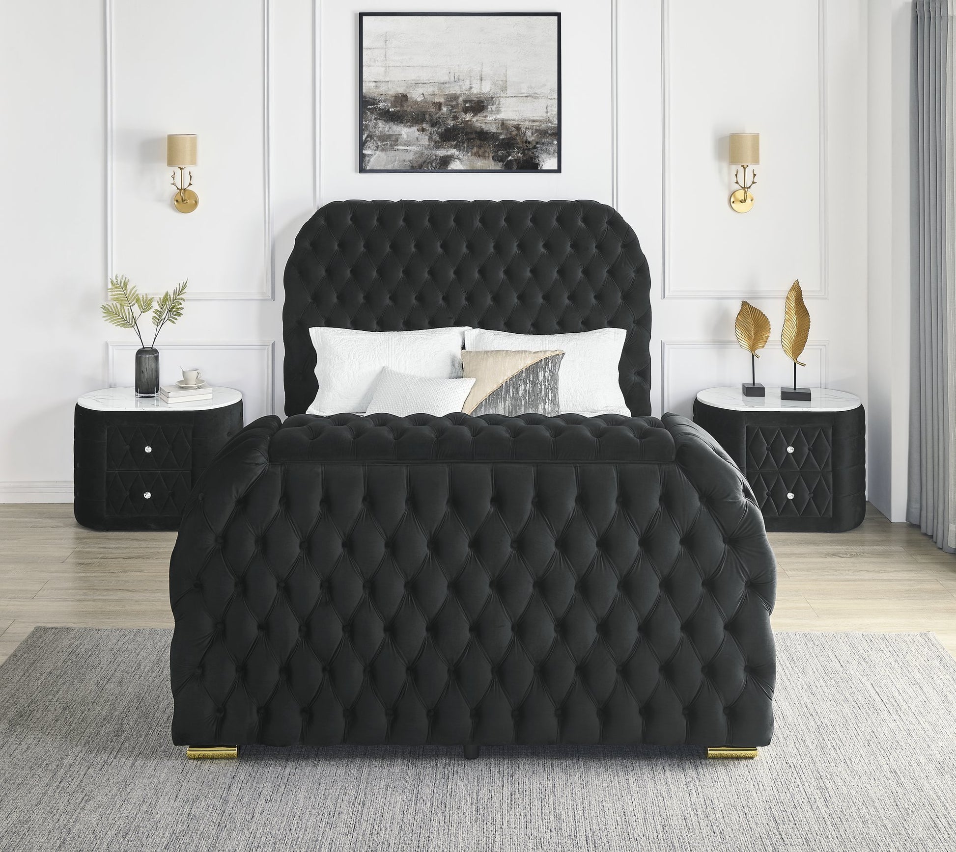 NATALIA NIGHT STAND BLACK