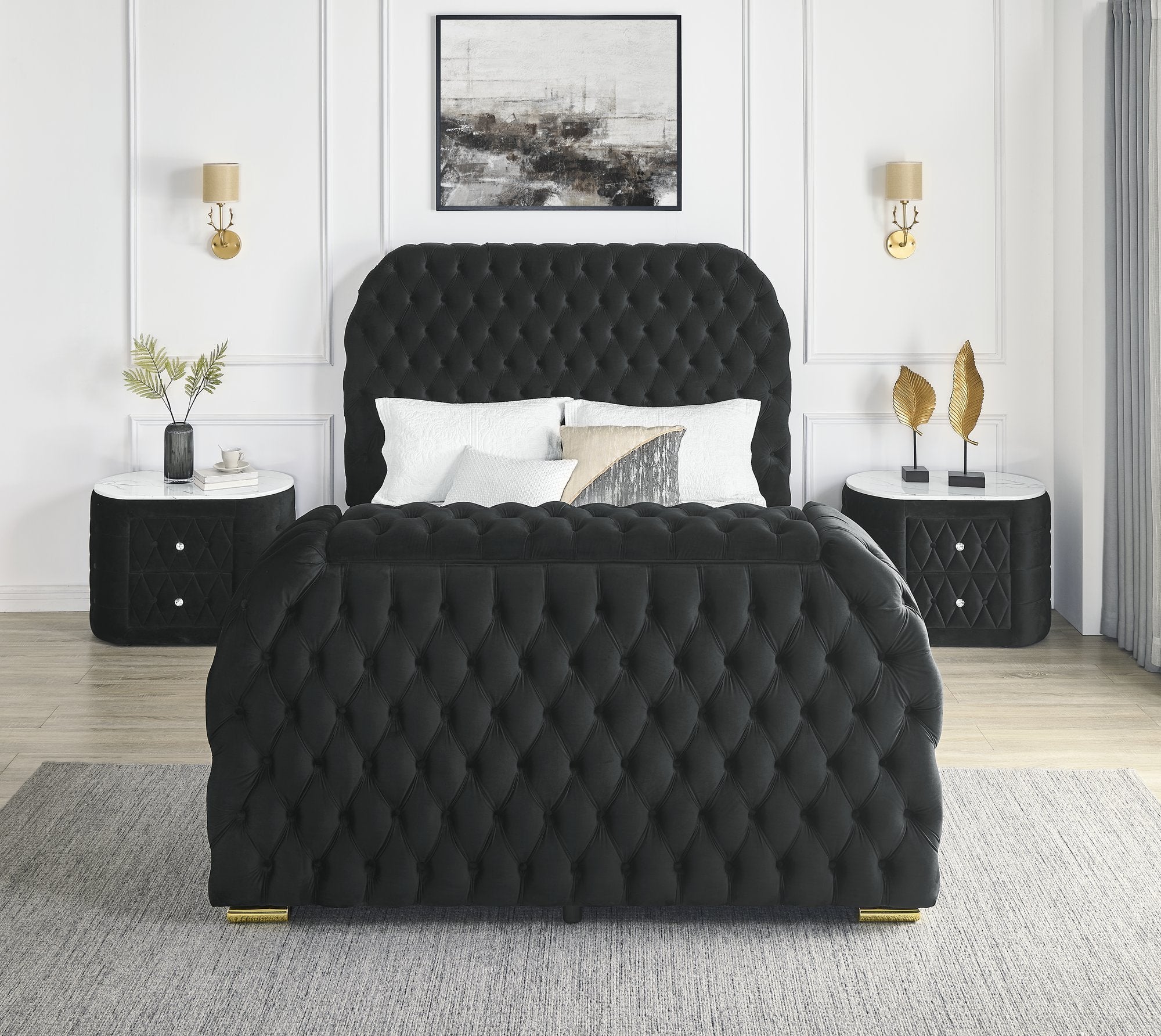 NATALIA NIGHT STAND BLACK