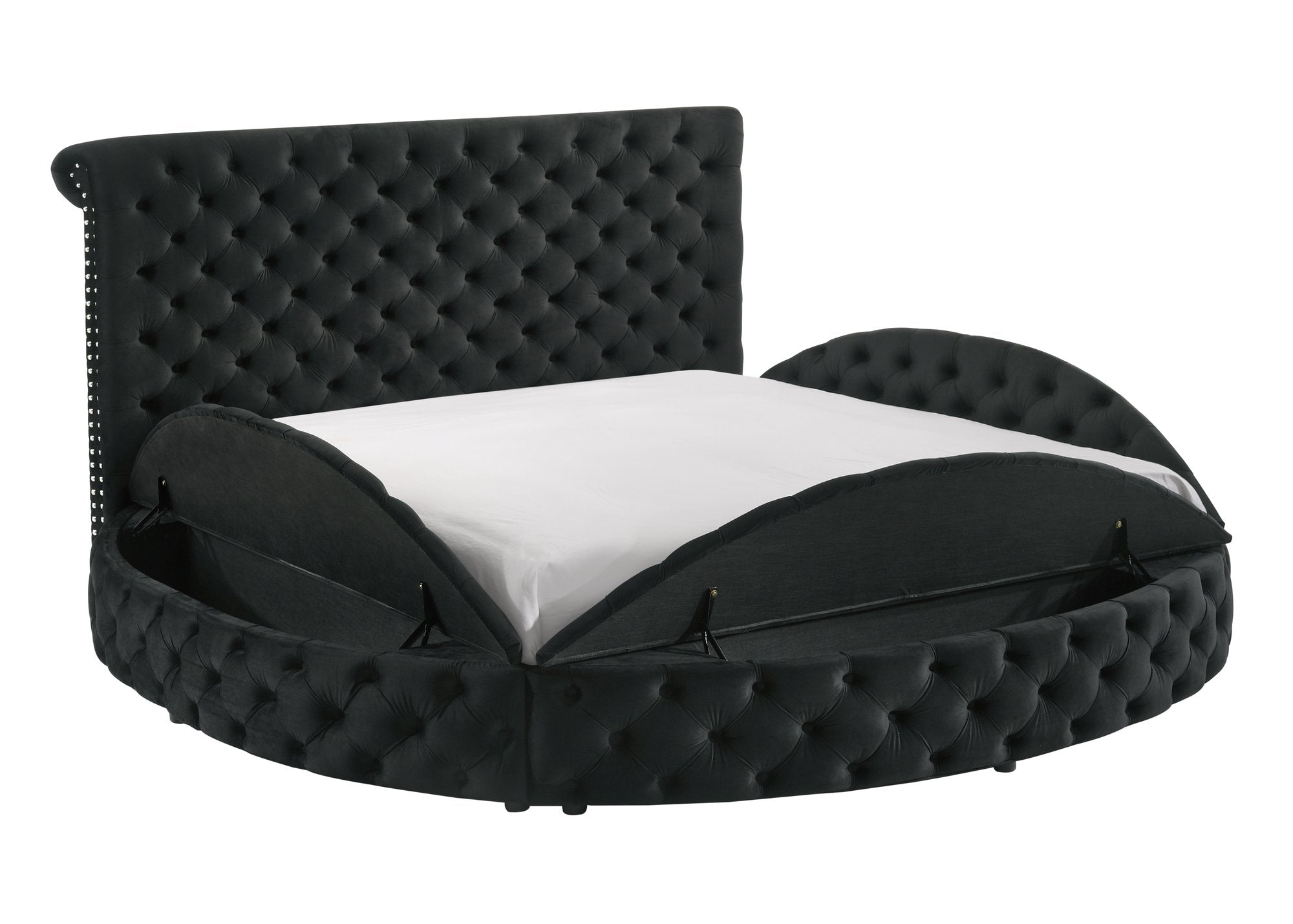 BRIGITTE K/Q STORAGE RL-LEFT BLACK