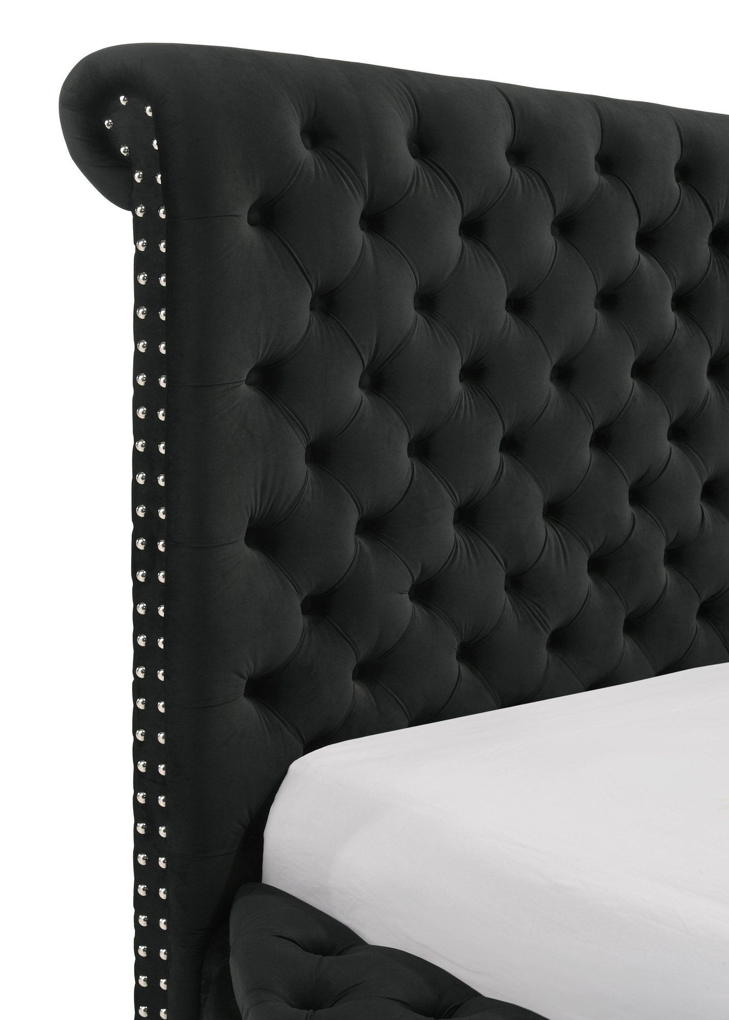 BRIGITTE K/Q STORAGE RL-LEFT BLACK