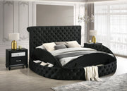BRIGITTE K/Q STORAGE RL-RIGHT BLACK