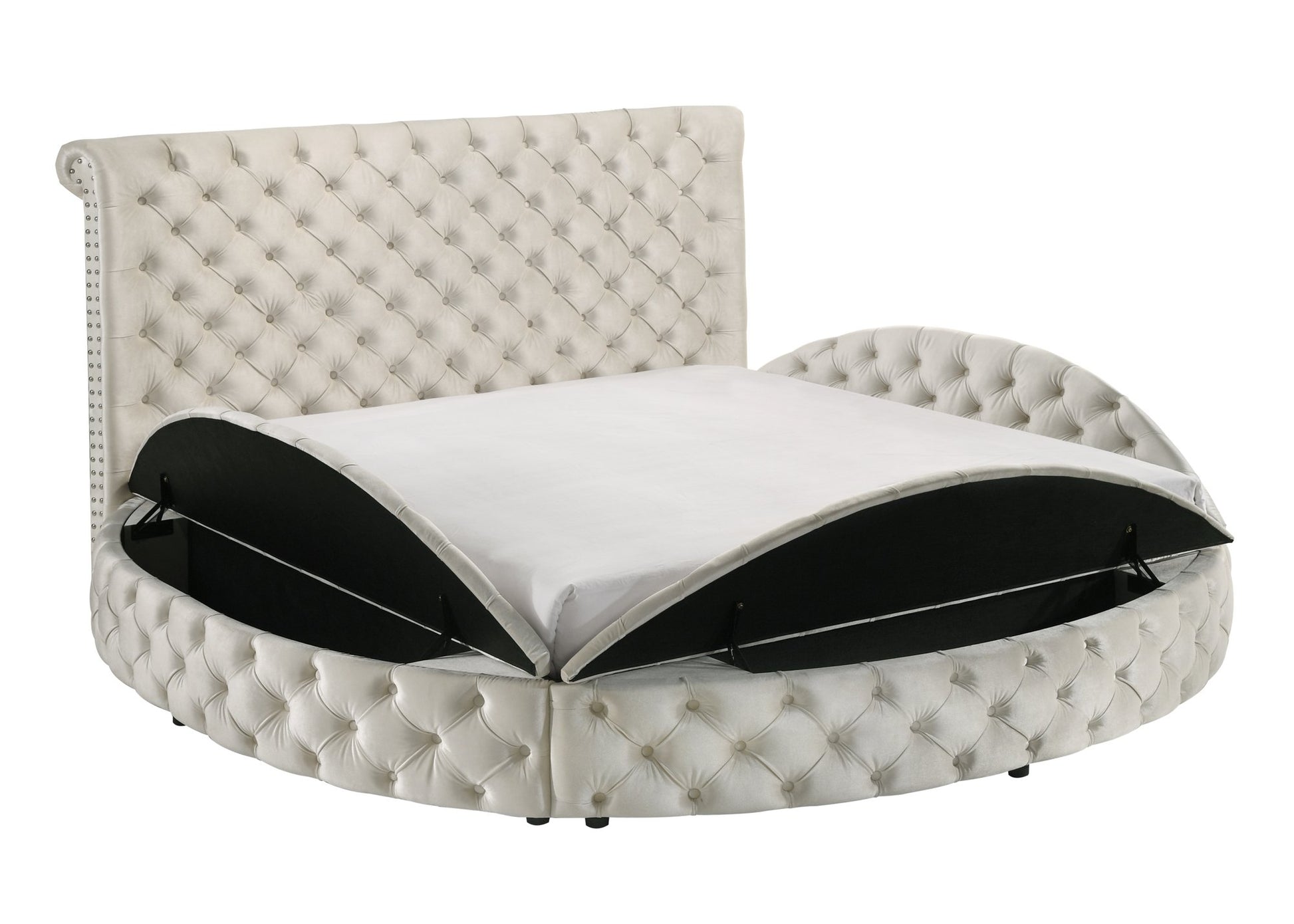 BRIGITTE K/Q STORAGE RL-RIGHT IVORY