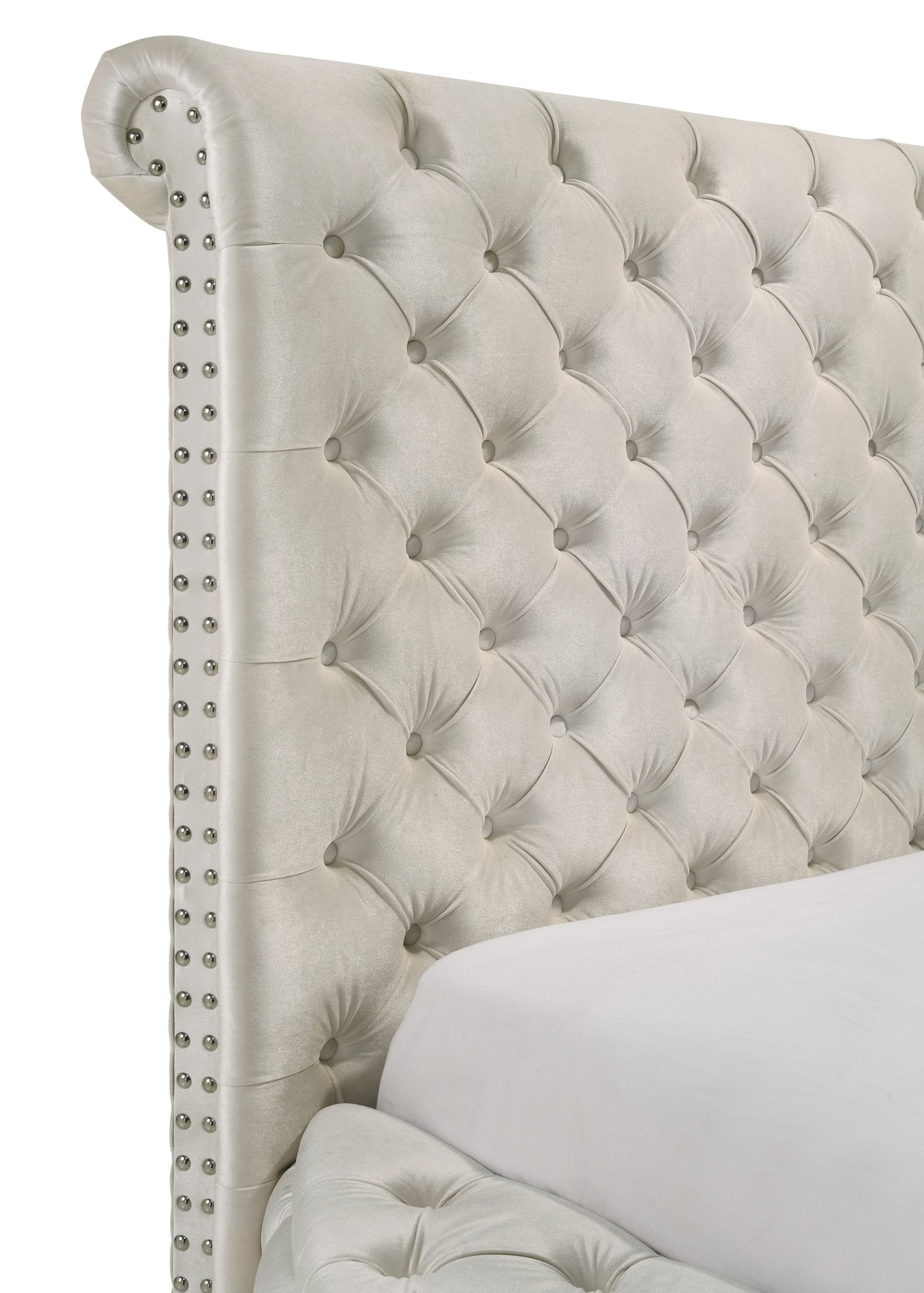 BRIGITTE K/Q STORAGE RL-RIGHT IVORY