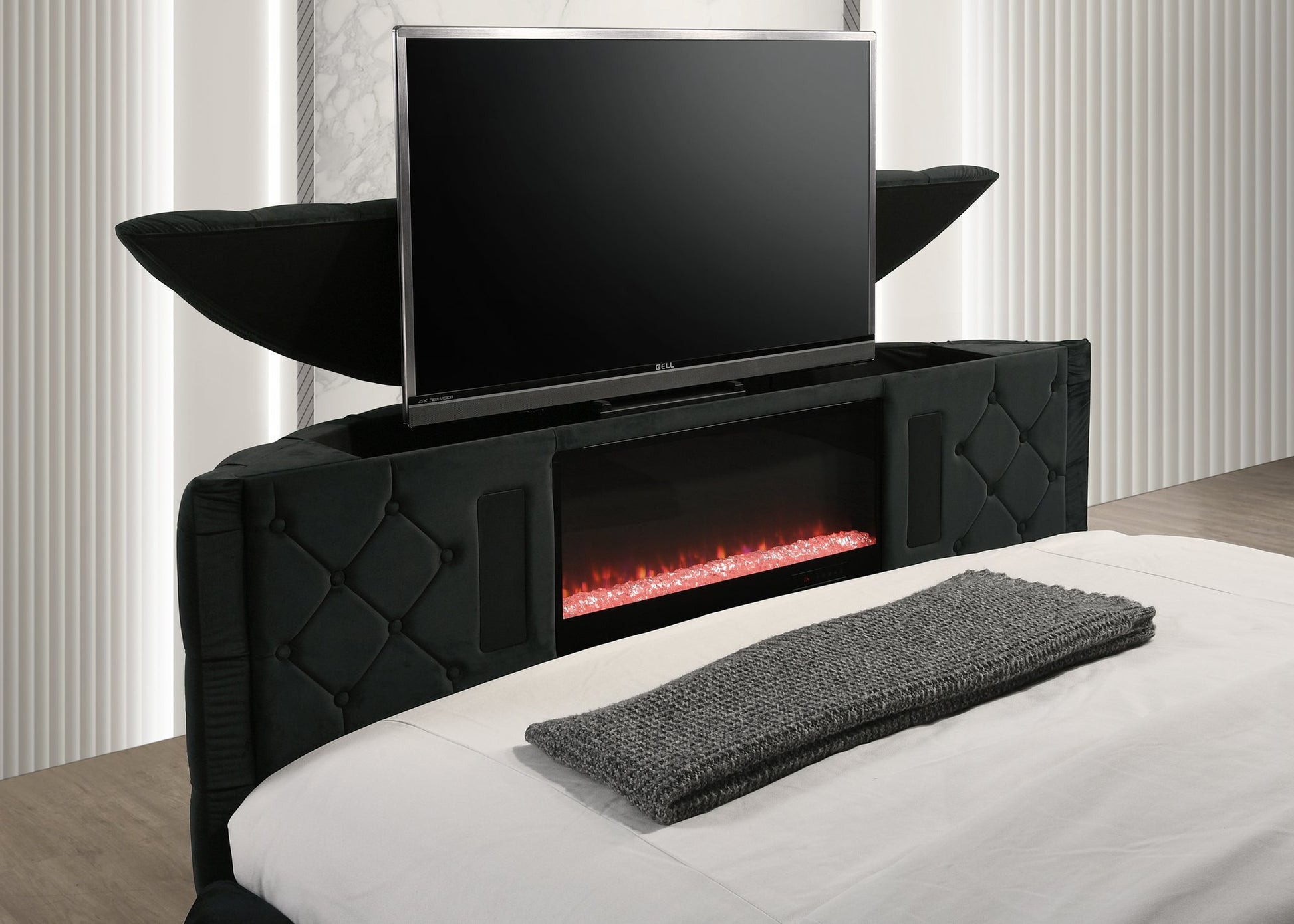 VOLTARE NIGHT STAND BLACK
