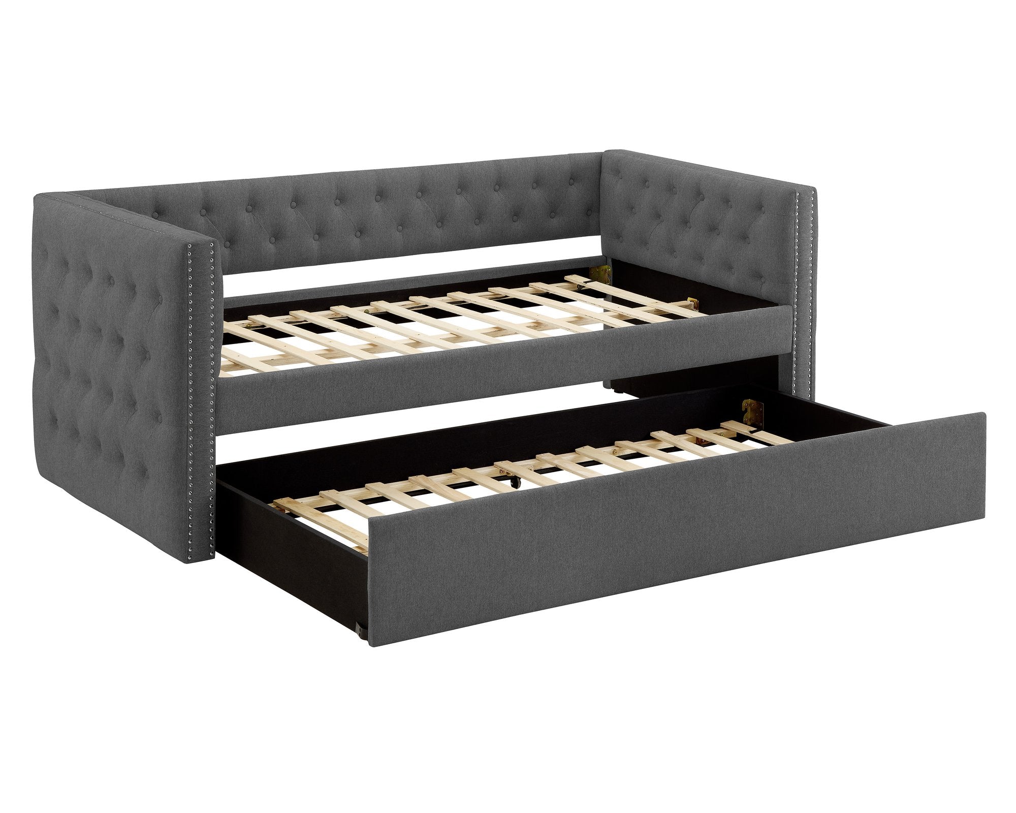 TRINA GUNMETAL GREY D/BED BACK  S/R