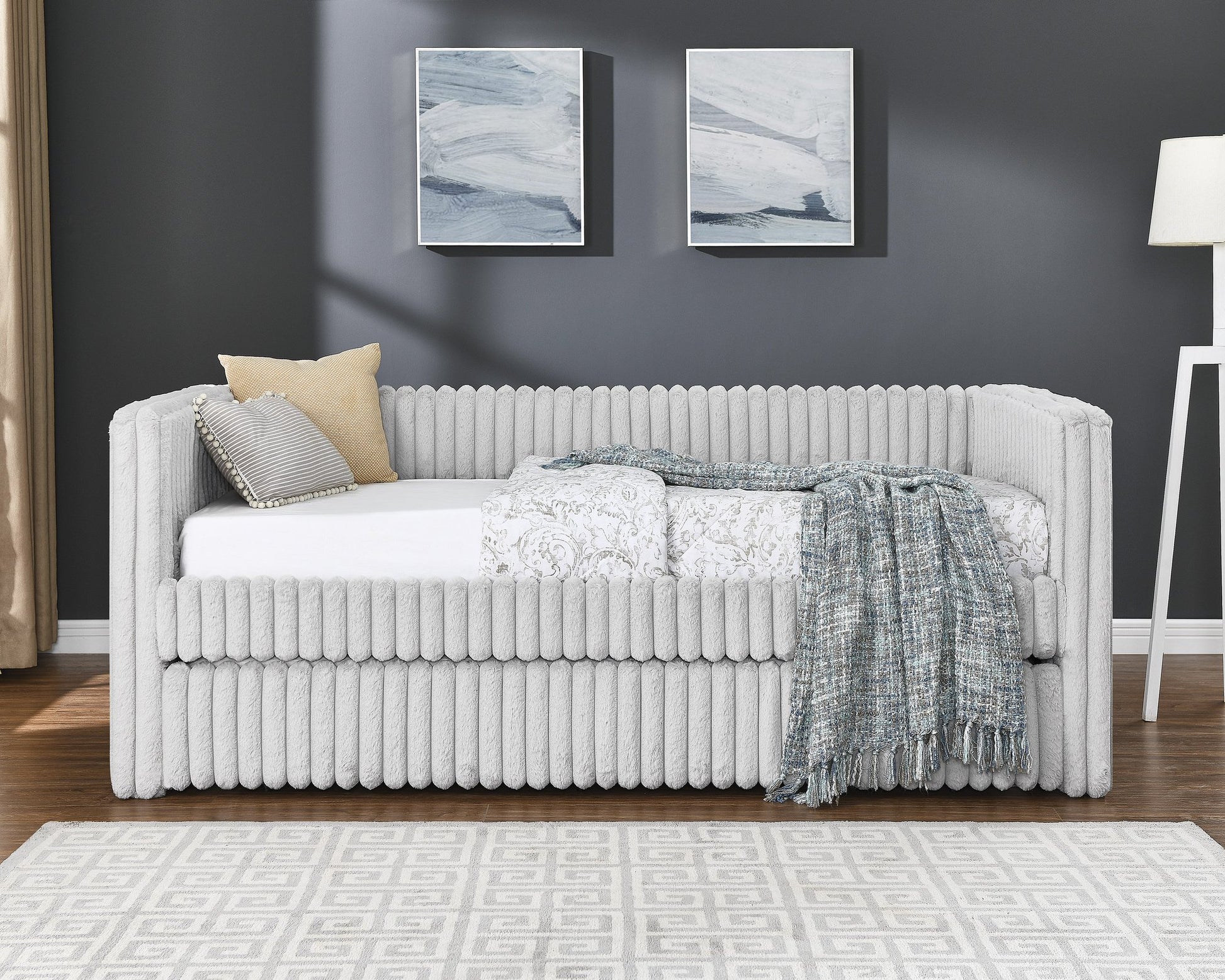 HAILEY DAYBED ARM(L&R) LIGHT GREY