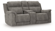 Next-Gen Durapella Power Reclining Loveseat with Console